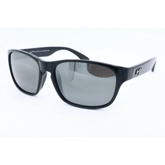 Maui Jim Mixed Plate MJ721-02 Square Black Sunglasses Neutral Grey Polarized (C) - Picture 1 of 6
